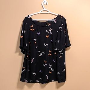 Torrid Paper Crane Blouse